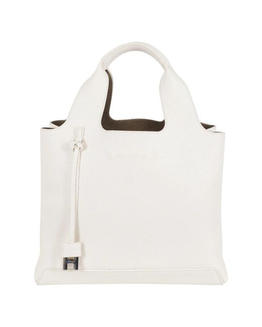 Hogan White Tote Bags