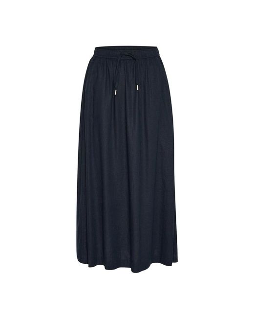 Inwear Blue Midi Skirts