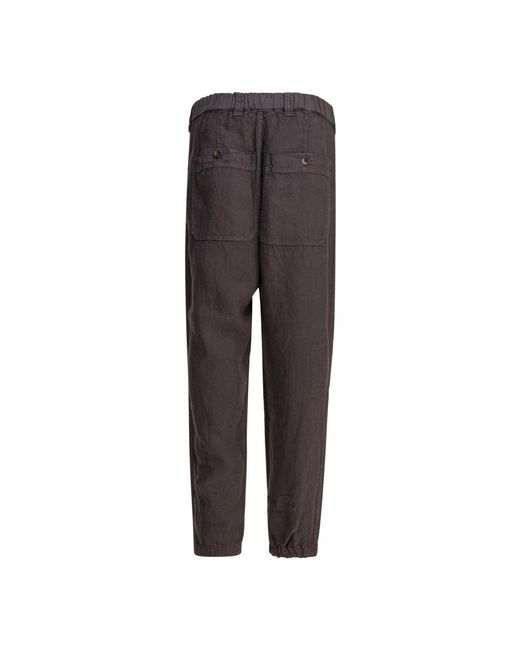 Brunello Cucinelli Brown Slim-Fit Trousers for men