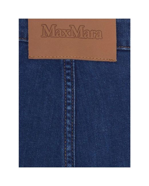 Max Mara Blue Wide Jeans