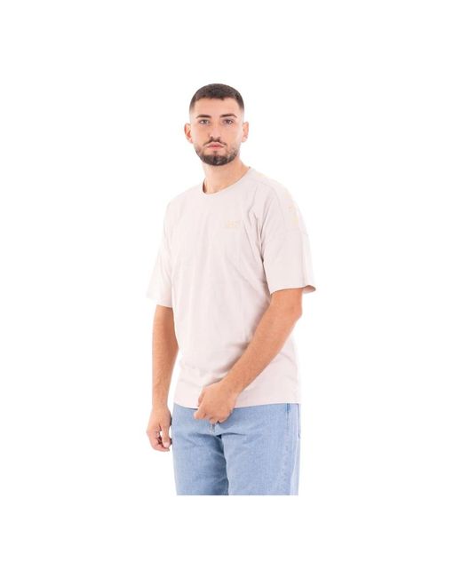 EA7 M T-Shirt in het White voor heren