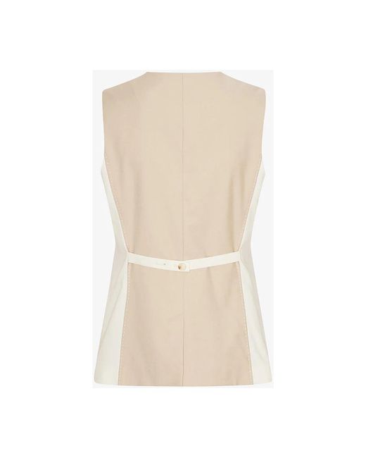 REMAIN Birger Christensen Natural Waistcoats