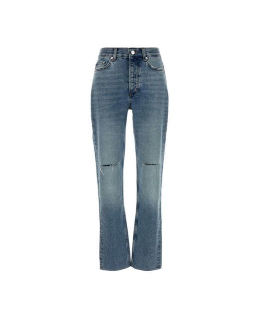 Anine Bing Blue Flared Jeans