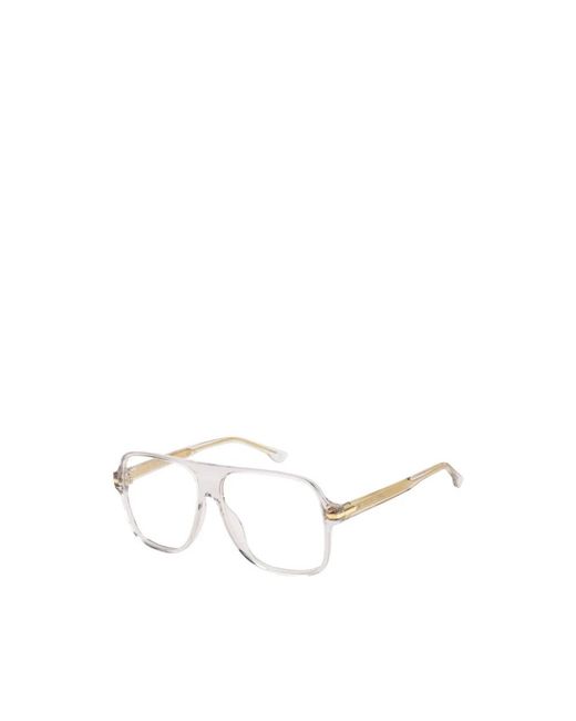 Victoria Beckham White Glasses