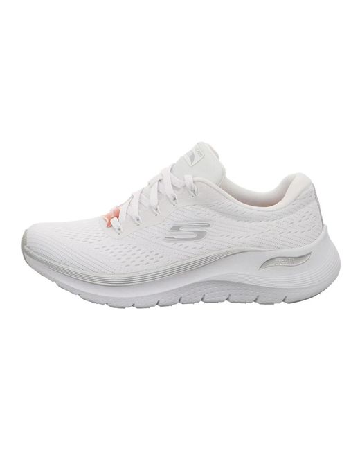 Skechers White Arch Fit 2.0 Glow Sneaker