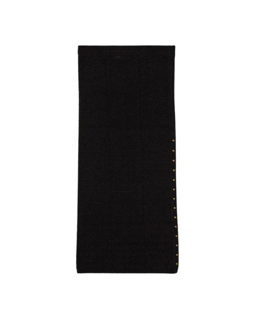 A PAPER KID Black Midi Skirts