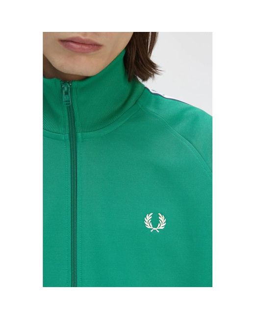 Fred Perry Green Zip-Throughs for men