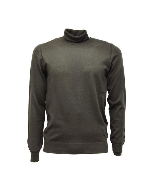 Paolo Pecora Green Turtlenecks for men