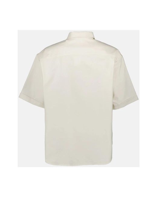 AMI Klassisches casual-hemd mit herzlogo in White für Herren