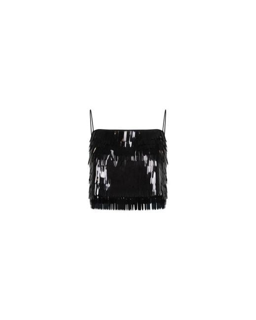 Self-Portrait Black Sleeveless Tops