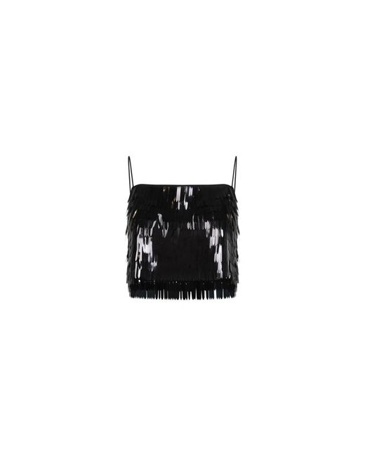 Self-Portrait Tops ,Zwart ,Polyester Top in het Black