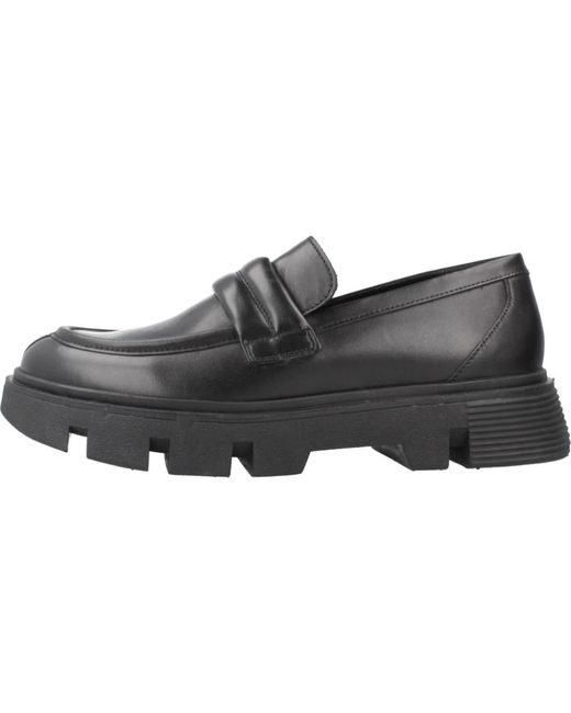 Geox Black Loafers