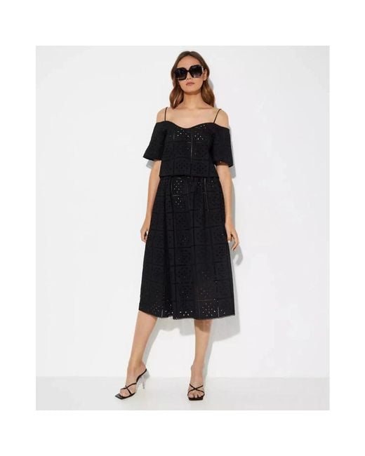 Ganni Black Midi Skirts