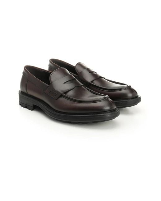 Corvari Black Loafers for men