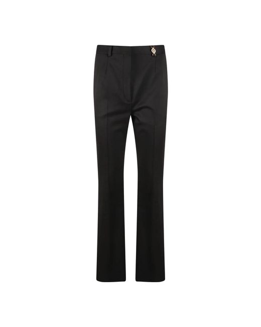 Slim-Fit Trousers Versace de color Black