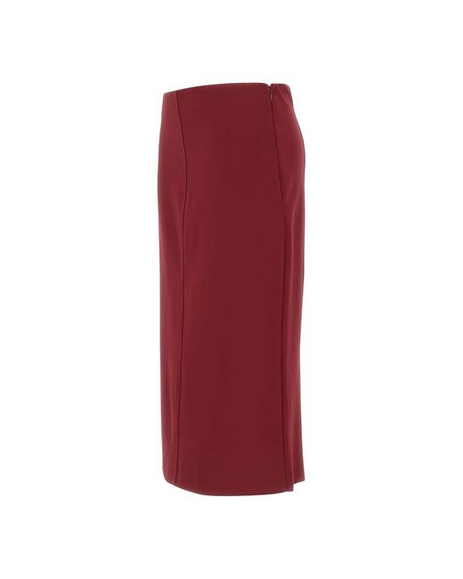 Elena Miro Red Pencil Skirts