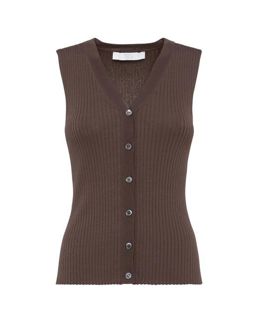 Cardigans Tela en coloris Brown