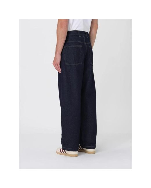 Carhartt Blue Loose-Fit Jeans for men