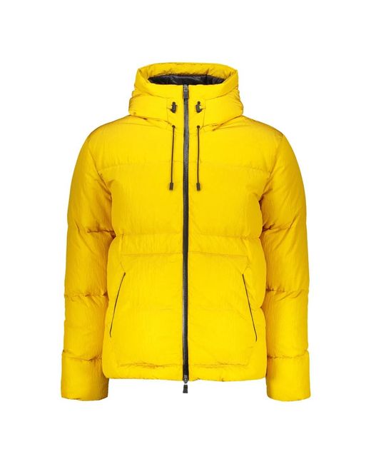 Veste Matelassée À Capuche Herno pour homme en coloris Yellow