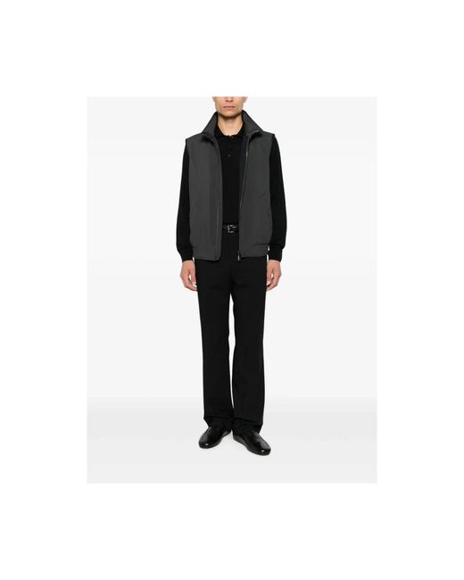 Canali Black Polo Shirts for men
