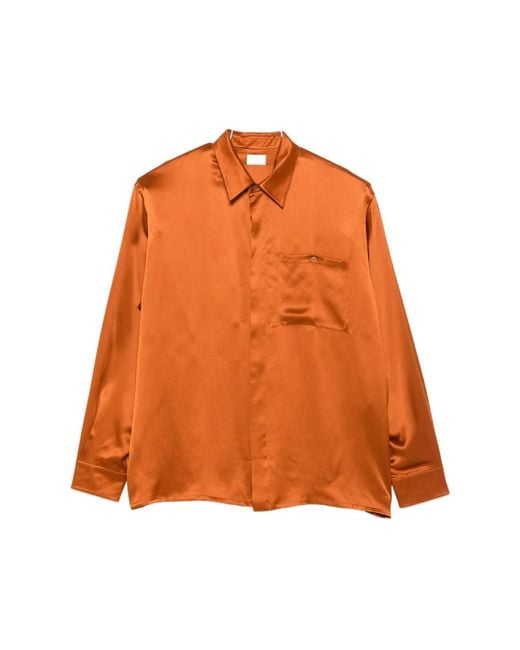 Saint Laurent Orange Formal Shirts for men