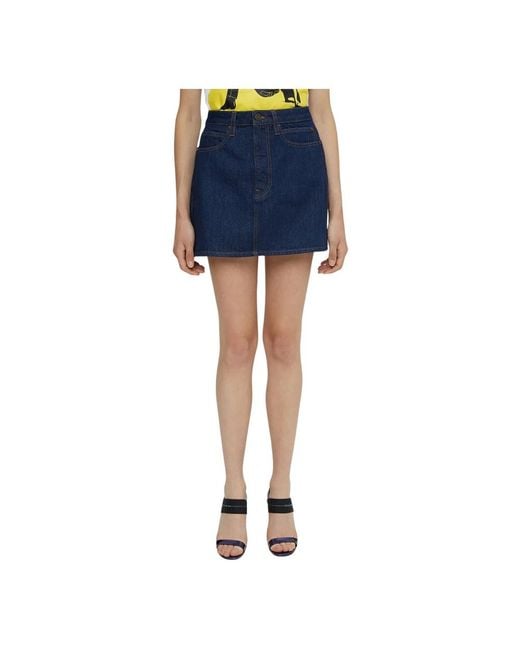 Calvin Klein Blue Denim Skirts