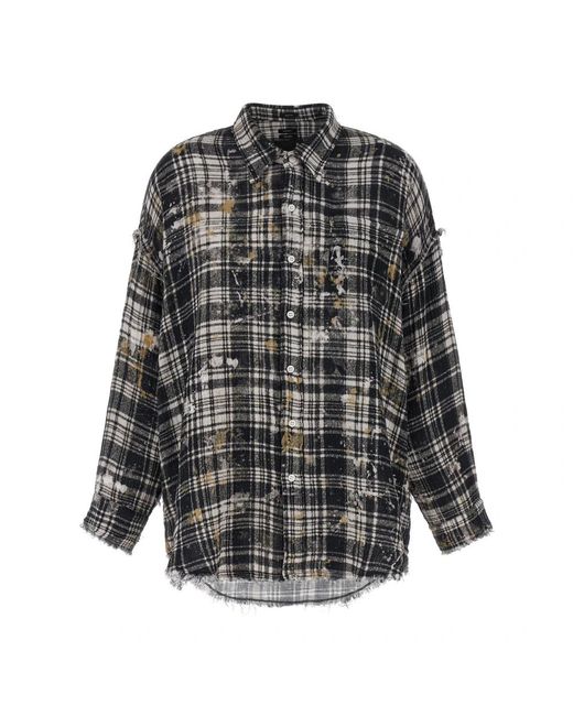 R13 Gray Casual Shirts for men