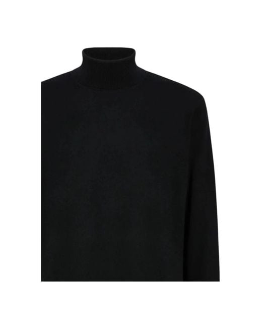 Mc2 Saint Barth Black Turtlenecks for men