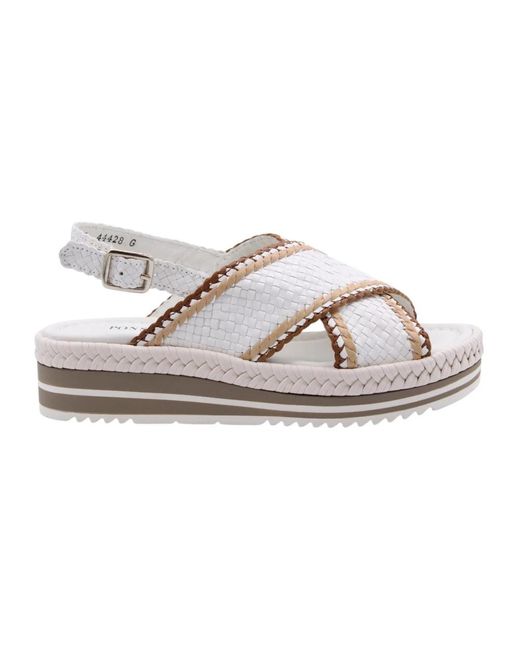 Pons Quintana White Vesuvius Stilvolle Sandalen
