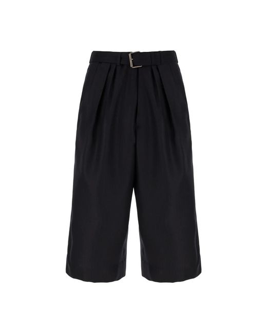 Dries Van Noten Black Wide Trousers for men