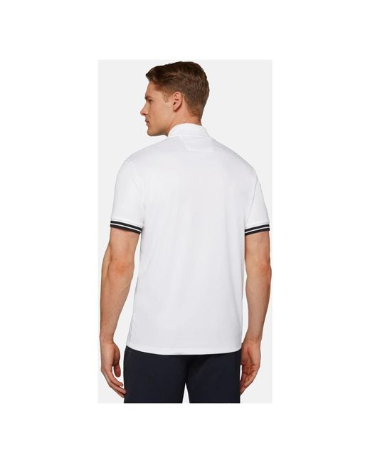 Boggi Polo-shirt aus hochleistungsgewebe in White für Herren