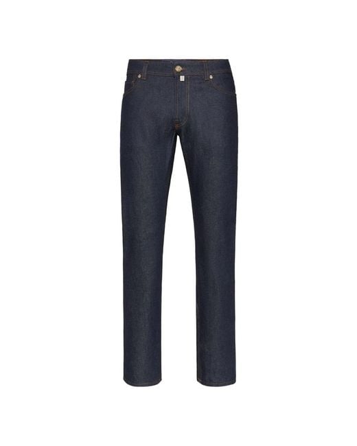 Slim-Fit Jeans di Billionaire in Blue da Uomo