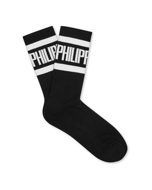 Socks Philipp Plein pour homme en coloris Black