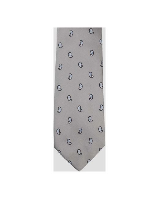Luigi Borrelli Napoli Gray Ties for men