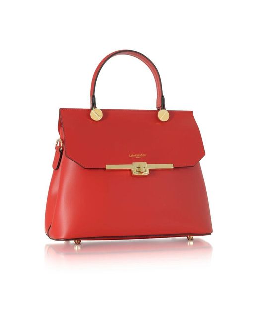 Handbags Le Parmentier de color Red