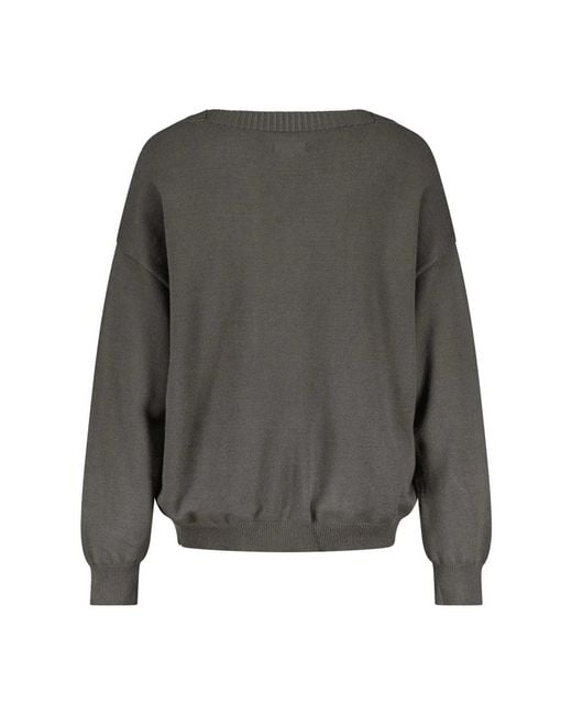 Replay Gray Round-Neck Knitwear