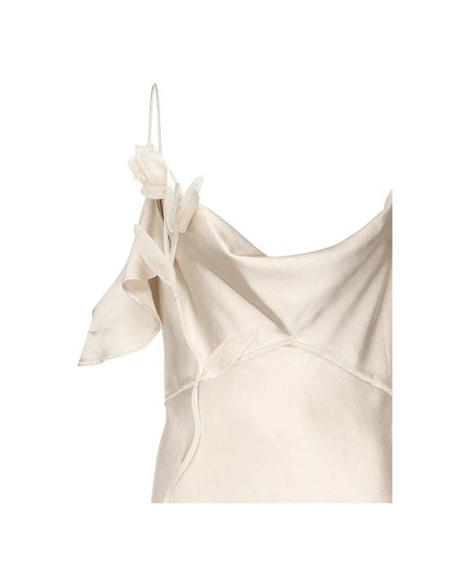 Short Dresses Self-Portrait de color Natural