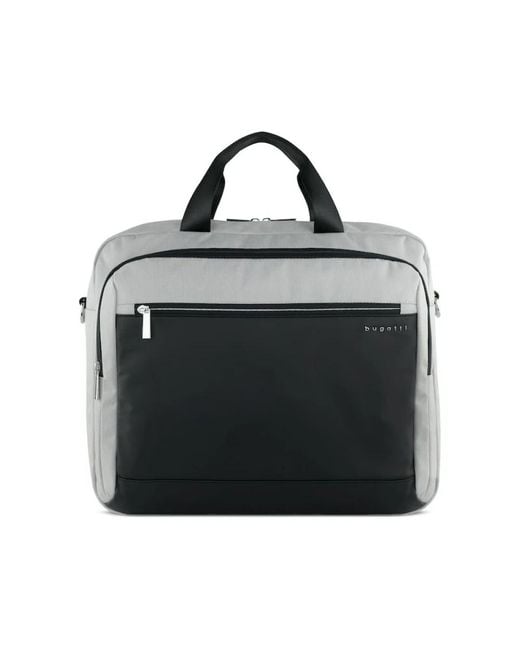 Bugatti Laptop Messenger Bag in Black für Herren