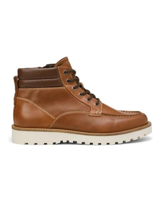 Marc O' Polo Brown Lace-Up Boots for men