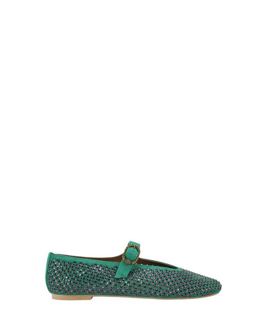 Kurt Geiger Green Ballerina Shoes