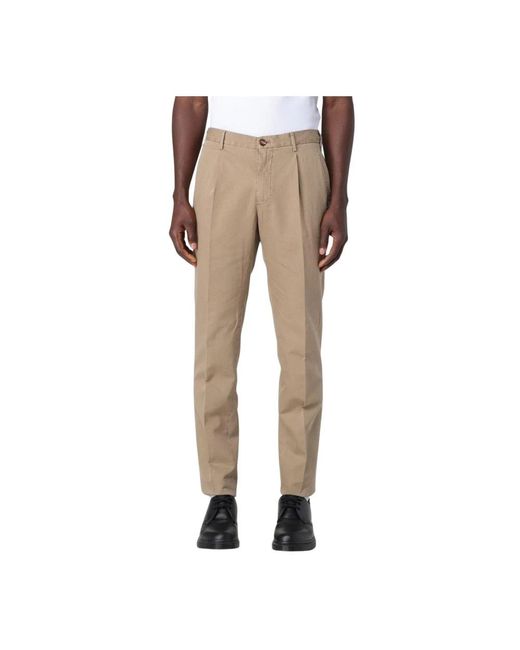 Incotex Chinos in het Natural voor heren