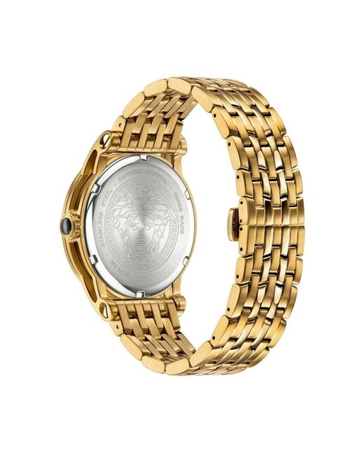 Versace Palazzo Empire Swiss Watch 43Mm in het Metallic voor heren