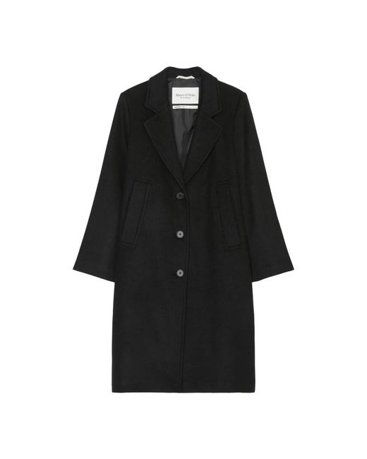 Marc O' Polo Black Klassischer Wollmischungs-Blazer-Mantel