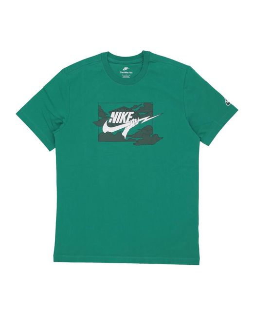 Nike Fitness ,Groen ,Lightning Club T-Shirt in het Green voor heren