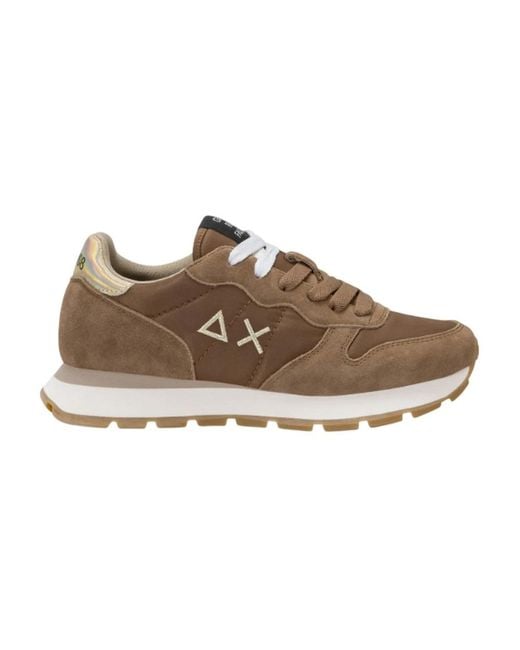 Sun 68 Brown Sneakers