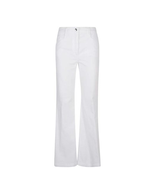 Wide trousers True Royal de color White