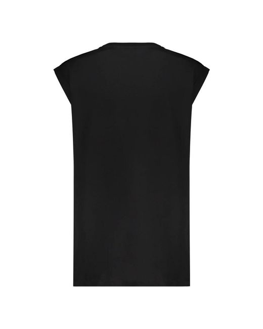 Balmain Black Sleeveless Tops