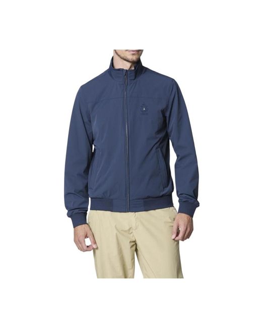Aeronautica Militare Blue Light Jackets for men