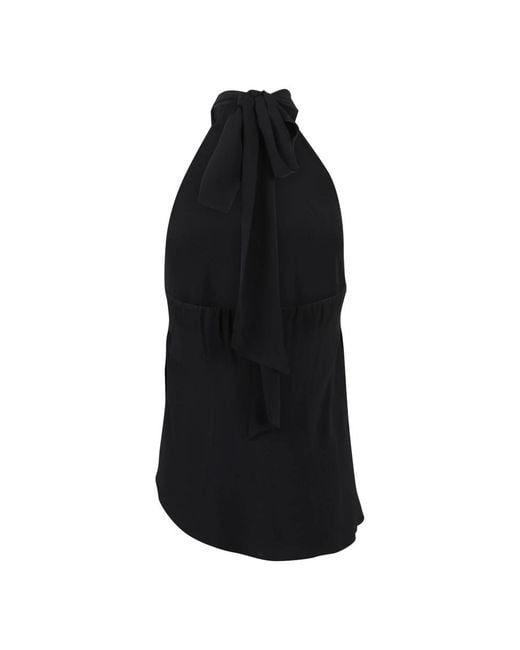 FEDERICA TOSI Black Sleeveless Tops