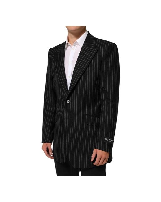 Dolce & Gabbana Black Formal Blazers for men